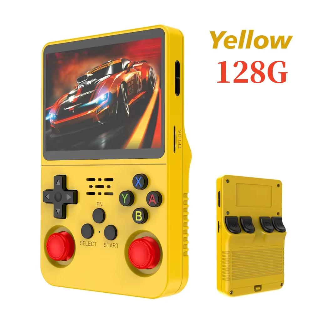 Retro Handheld R36S Video Game Console Linux System 3.5 Inch IPS Screen Portable Pocket Video Player 64GB 128GB