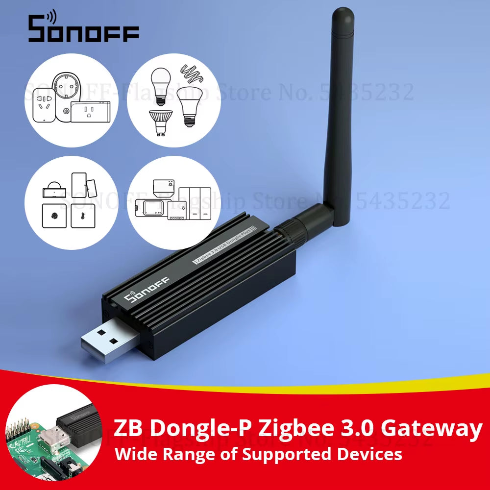 ZB Dongle-P Zigbee 3.0 USB Dongle plus Universal Zigbee Gateway Support via ZHA or Zigbee2Mqtt  Zigbee Series