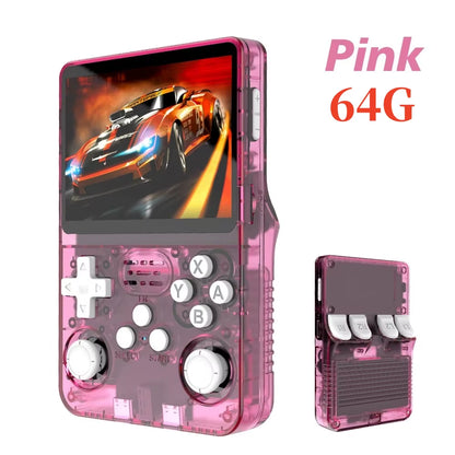 Retro Handheld R36S Video Game Console Linux System 3.5 Inch IPS Screen Portable Pocket Video Player 64GB 128GB