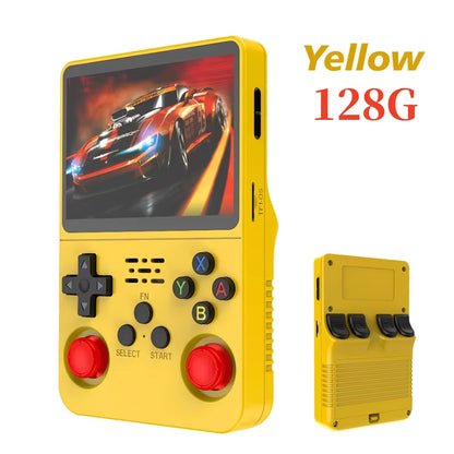 Retro Handheld R36S Video Game Console Linux System 3.5 Inch IPS Screen Portable Pocket Video Player 64GB 128GB