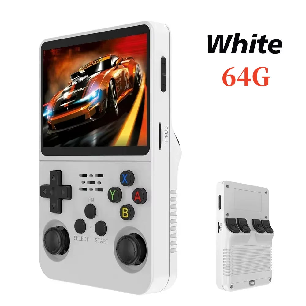 Retro Handheld R36S Video Game Console Linux System 3.5 Inch IPS Screen Portable Pocket Video Player 64GB 128GB