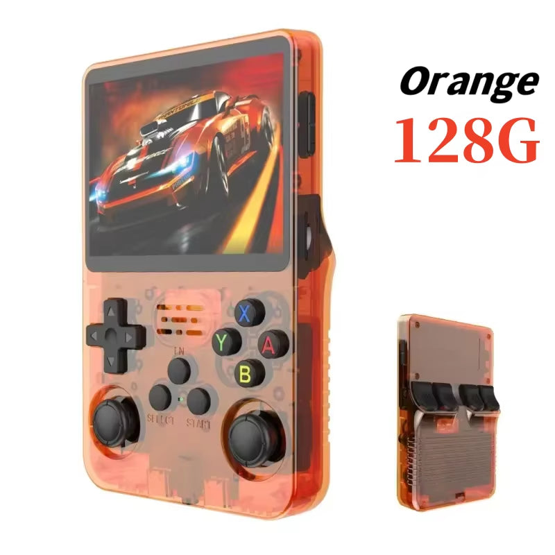 Retro Handheld R36S Video Game Console Linux System 3.5 Inch IPS Screen Portable Pocket Video Player 64GB 128GB