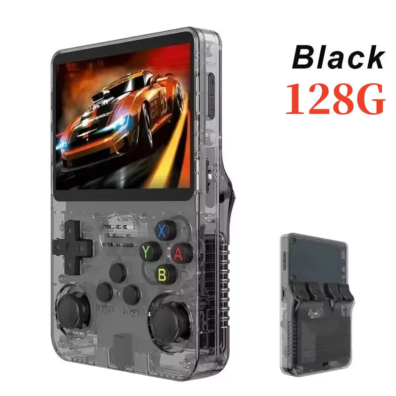 Retro Handheld R36S Video Game Console Linux System 3.5 Inch IPS Screen Portable Pocket Video Player 64GB 128GB