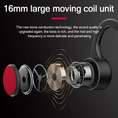 Original  X3 Pro Bone Conduction Headphone Bluetooth 5.3 Wireless Headset Waterproof Ear Hook Sports Earphones with Mic