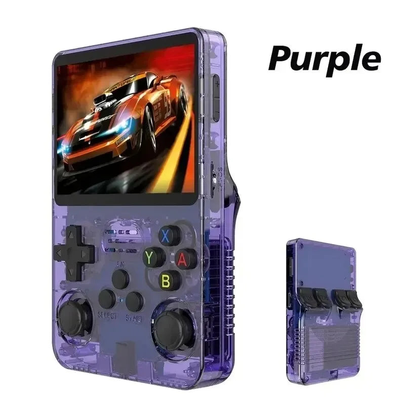 Retro Handheld R36S Video Game Console Linux System 3.5 Inch IPS Screen Portable Pocket Video Player 64GB 128GB