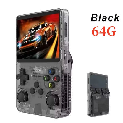 Retro Handheld R36S Video Game Console Linux System 3.5 Inch IPS Screen Portable Pocket Video Player 64GB 128GB