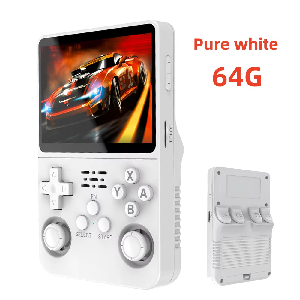 Retro Handheld R36S Video Game Console Linux System 3.5 Inch IPS Screen Portable Pocket Video Player 64GB 128GB